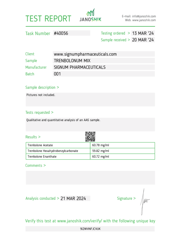 SIGNUM - TRENBOLONUM MIX