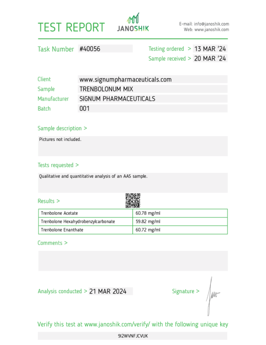 SIGNUM - TRENBOLONUM MIX
