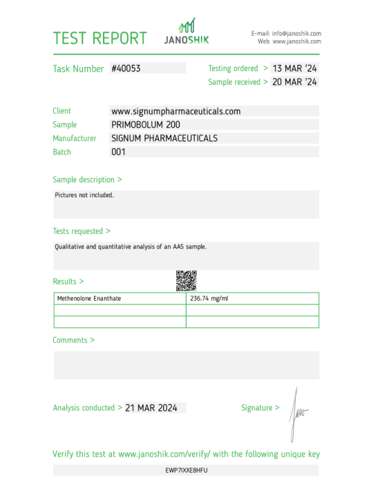 SIGNUM - PRIMOBOLUM 200